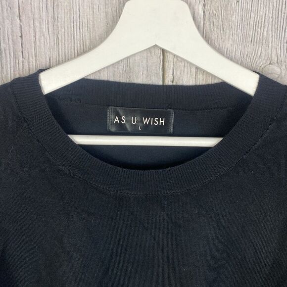 Cielo As U Wish Layered Sweater Size L - Picture 3 of 5